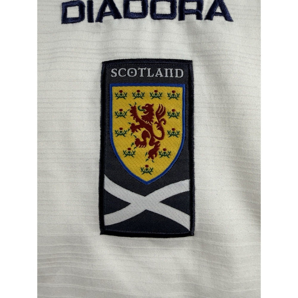Scotland Away football shirt 2003 - 2005 White Diadora Woman Size 10 - Picture 5 of 15
